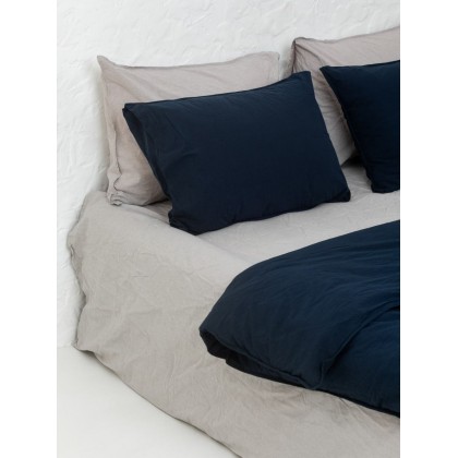 Комплект білизни із вареної бавовни Leglo Mix Grey-Navy